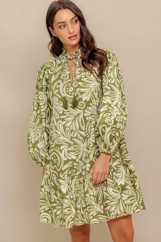 FLORENCE FLAIR WOVEN MINI DRESS - By Baano