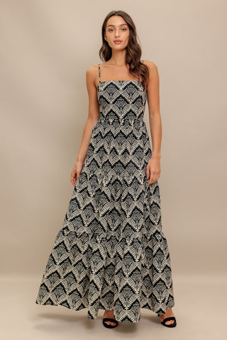 HAZELWOOD GARDEN WOVEN MAXI DRESS - By Baano