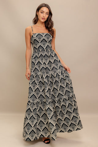 HAZELWOOD GARDEN WOVEN MAXI DRESS - By Baano