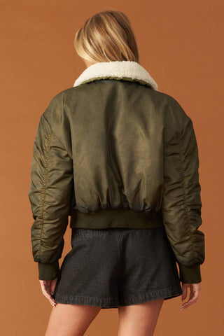 IN A TRANCE WOVEN BOMBER JACKET - By Baano