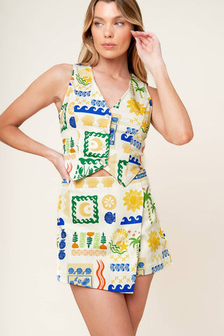 BON VOYAGE WOVEN VEST - By Baano