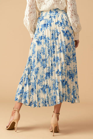 STARS IN MY HEART WOVEN MIDI SKIRT - By Baano