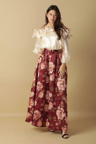 CRUISE CONTROL WOVEN MAXI SKIRT - By Baano