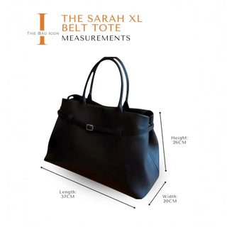 THE XL SARAH LARGE BELT TOTE BAG