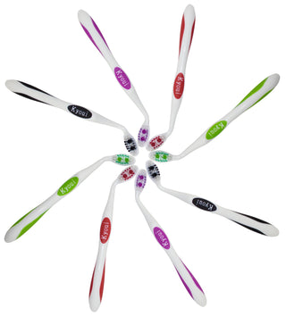 Curvy Angled Toothbrush Soft for Adults Manual Curvy Oral Care