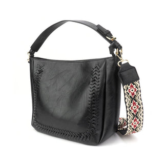 The Harper | Cross Stitch Messenger Bag