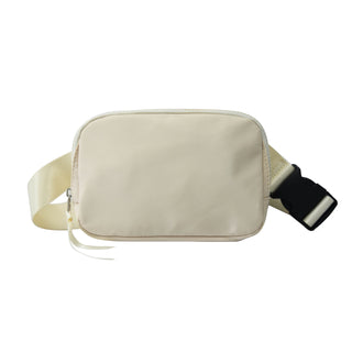 The Lennon Nylon Belt Bag, Sling Bag, Waist Bag | Cream