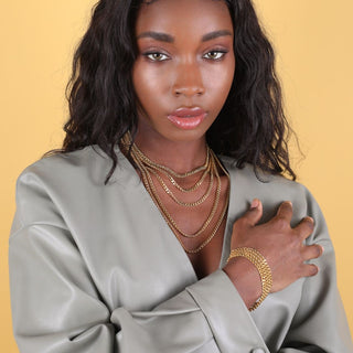 4mm Flat Cuban Chain x Bracelet