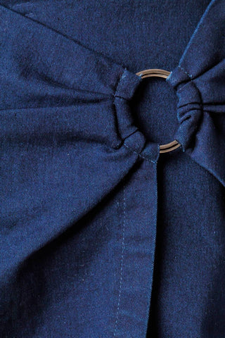 TAKING TIME OFF DENIM WOVEN SKORT - By Baano