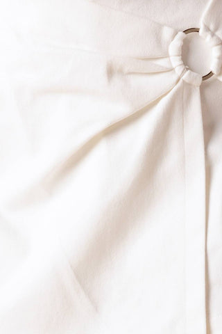 YOUNG AT HEART WHITE WOVEN SKORT - By Baano