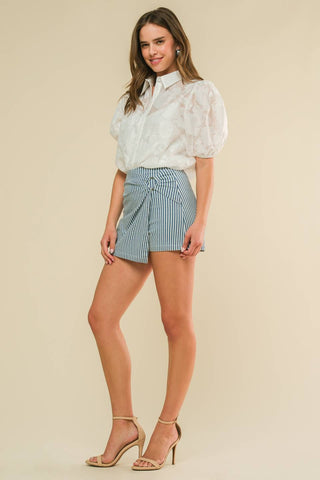 AFTERNOON SUNDANCE WOVEN SKORT - By Baano