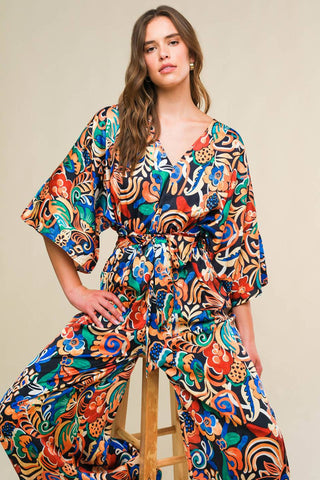 SKYLINE GRACE WOVEN JUMPSUIT - By Baano