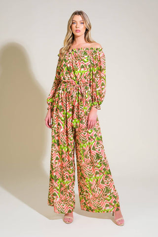 MOMENTS OF JOY WOVEN JUMPSUIT - By Baano