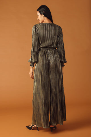 MOMENTS OF CLARITY WOVEN JUMPSUIT - By Baano