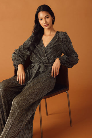 MOMENTS OF CLARITY WOVEN JUMPSUIT - By Baano