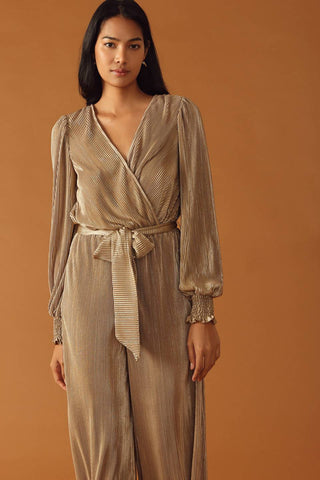 MOMENTS OF CLARITY WOVEN JUMPSUIT - By Baano
