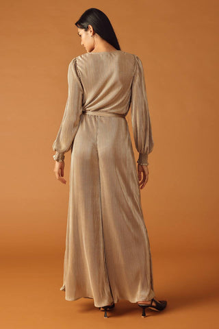 MOMENTS OF CLARITY WOVEN JUMPSUIT - By Baano
