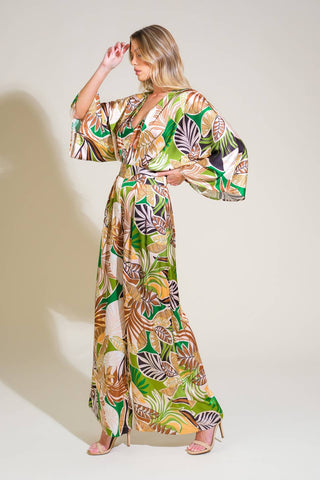 RIPPLE EFFECT WOVEN JUMPSUIT - By Baano