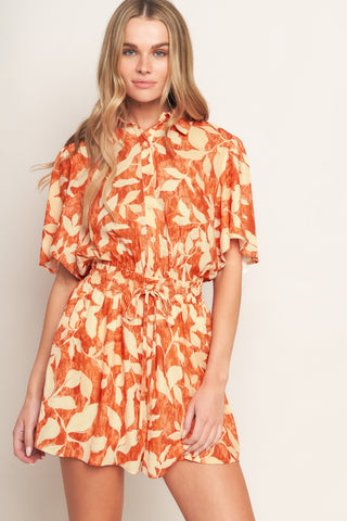 TIMELESS GRACE WOVEN ROMPER - By Baano