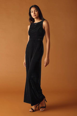 FINAL TOUCHES VELVET JUMPSUIT - By Baano
