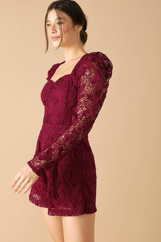 DAYS GO BY LACE WOVEN ROMPER - By Baano