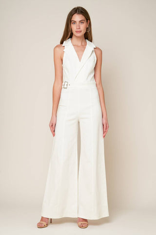 SHOPPING AROUND WOVEN JUMPSUIT - By Baano