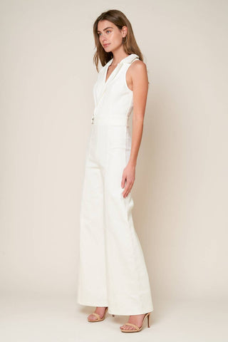 SHOPPING AROUND WOVEN JUMPSUIT - By Baano