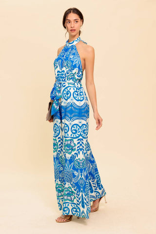 CROSS YOUR MIND WOVEN JUMPSUIT - By Baano