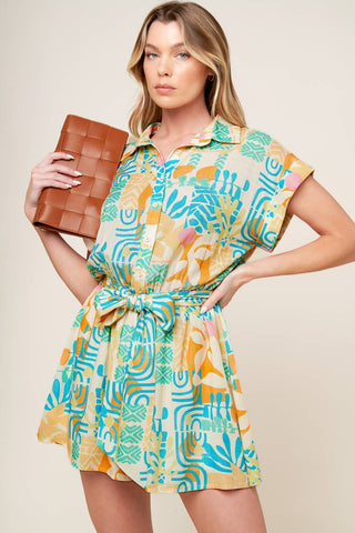 SOMETHING SPECIAL WOVEN ROMPER - By Baano