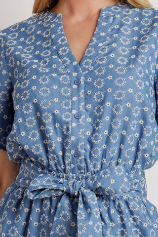 RISING PETALS WOVEN ROMPER - By Baano