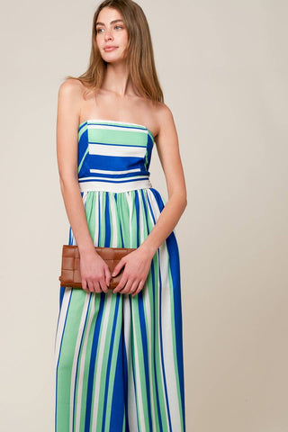 RIVERSIDE SIPS WOVEN JUMPSUIT - By Baano