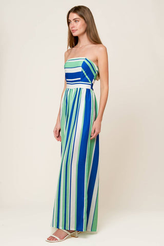 RIVERSIDE SIPS WOVEN JUMPSUIT - By Baano