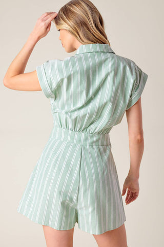 BRIDGET LA FRANCE WOVEN ROMPER - By Baano