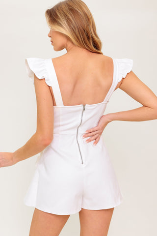 EXPLORING NEW CITIES WOVEN SKORT ROMPER Flying Tomato