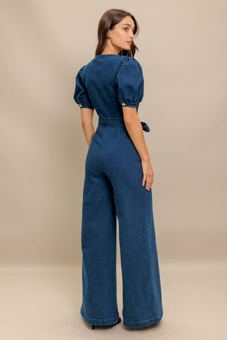 UTILITY QUEEN DENIM JUMPSUIT - By Baano