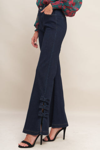 VINTAGE ICON DARK INDIGO DENIM PANTS - By Baano