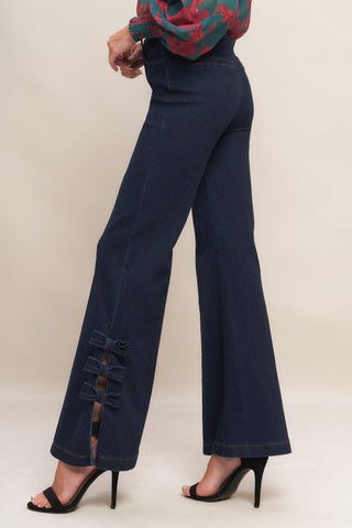 VINTAGE ICON DARK INDIGO DENIM PANTS - By Baano