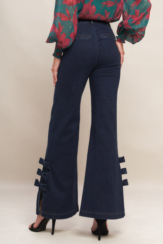 VINTAGE ICON DARK INDIGO DENIM PANTS - By Baano