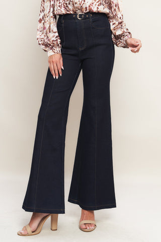 ICONIC FLARE DENIM PANTS - By Baano