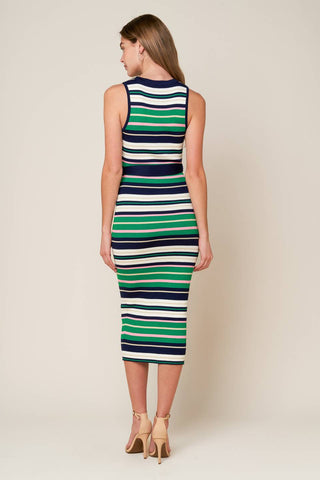 LET'S GO ABROAD SWEATER DRESS - By Baano