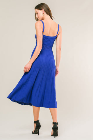 BREEZY WALKS KNIT MIDI DRESS - By Baano