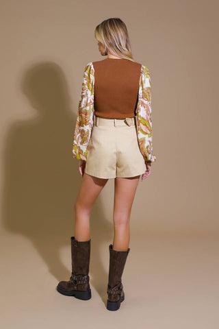 DECADENT PERSONA SWEATER TOP - By Baano