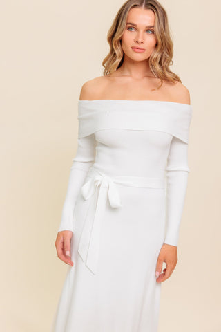 ALL A FANTASY SWEATER MIDI DRESS - By Baano