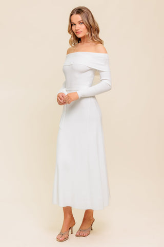 ALL A FANTASY SWEATER MIDI DRESS - By Baano