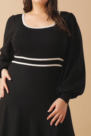 CAUGHT UP SWEATER MIDI DRESS - By Baano