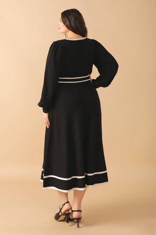 CAUGHT UP SWEATER MIDI DRESS - By Baano