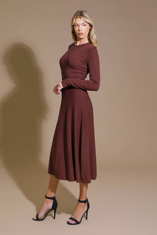 PLACE TO BE SWEATER MIDI DRESS - By Baano