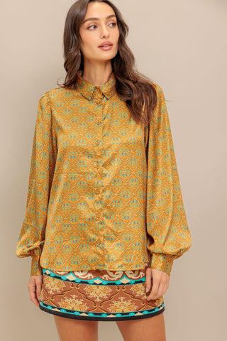 MOROCCAN MUSE WOVEN TOP - By Baano