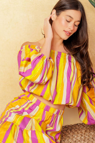 LIGHT UP MY LIFE POPLIN TOP - By Baano