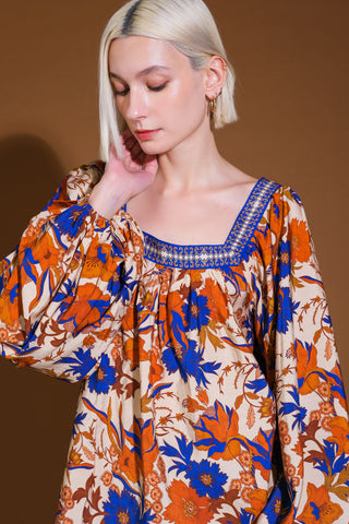 MY FAVORITE DAY RUST WOVEN TOP - By Baano